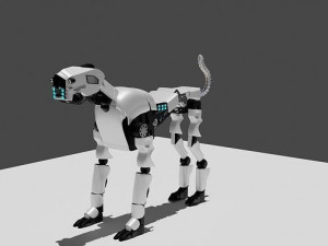 robot dog 3D Model