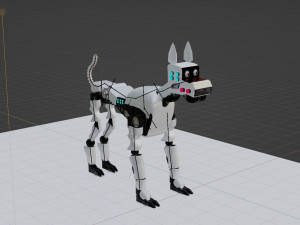 robot dog 3D Model