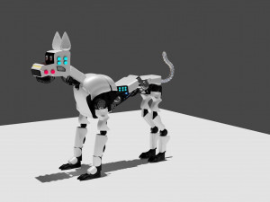 robot dog 3D Model