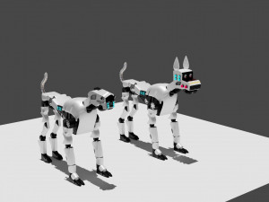 robot dog 3D Model