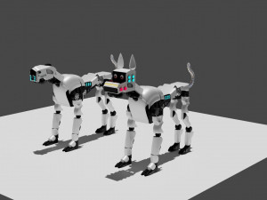 robot dog 3D Model