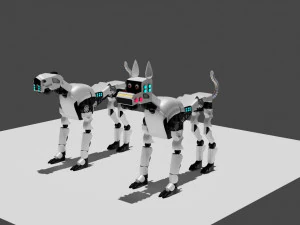 robot dog 3D Model