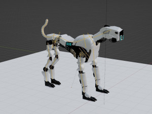 robot dog 3D Model