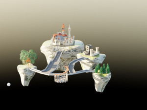 green castel 3D 模型