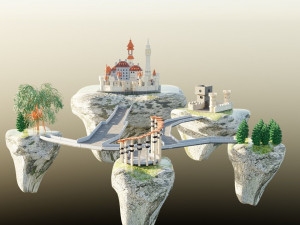 green castel 3D Model