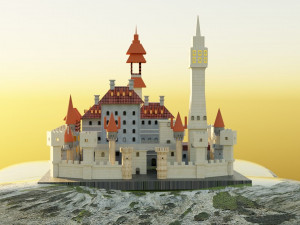 green castel 3D Model