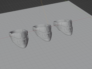 Spiderman green goblin mask Modelo 3D