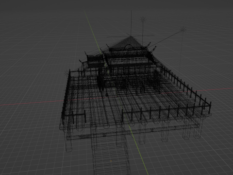 Chinese House 1 3D मॉडल