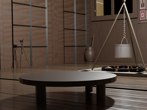 Chinese House 2 3D Model