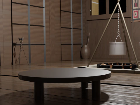 Chinese House 2 3D Model