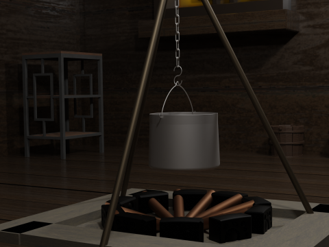 Chinese House 2 3D Model