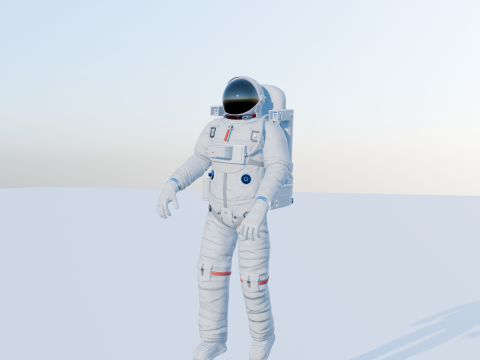 Astronaut Model 3D