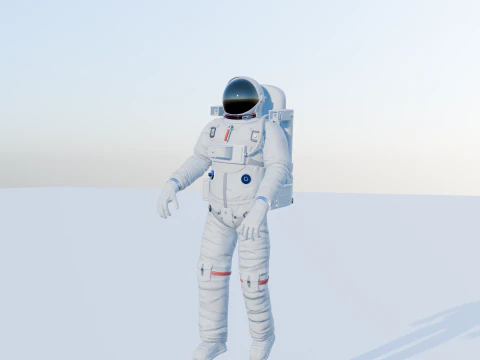 Astronaut 3D Model