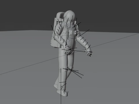 Astronaut 3D Model