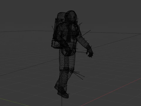 Astronaut 3D Model