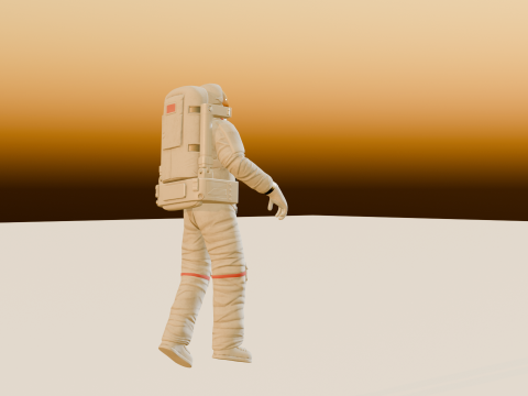 Astronaut Model 3D