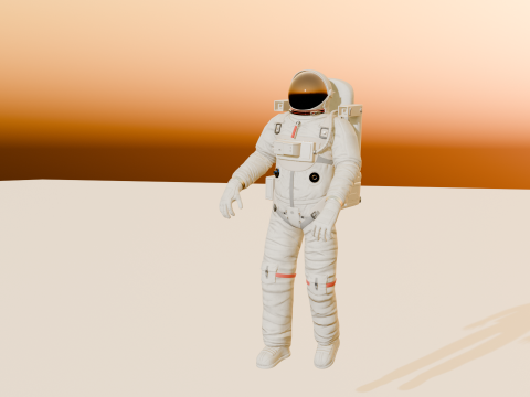 Astronaut Model 3D