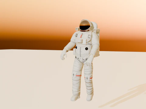 Astronaut 3D Model