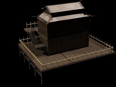 Chinese House 3 3D Model