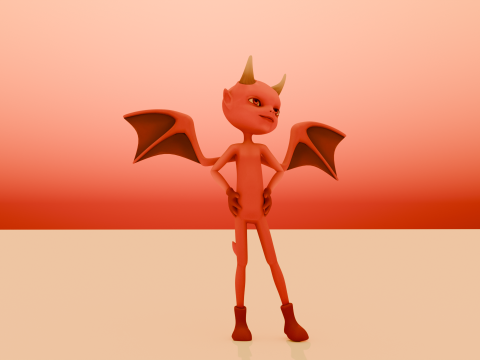 Devil Guy 3D Model