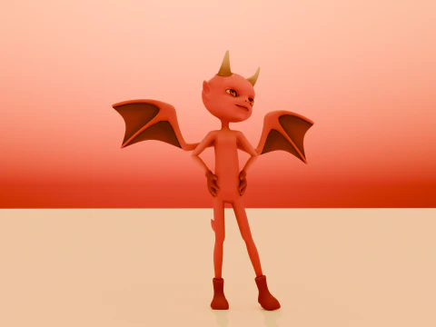 Дьявольский парень 3D Модель