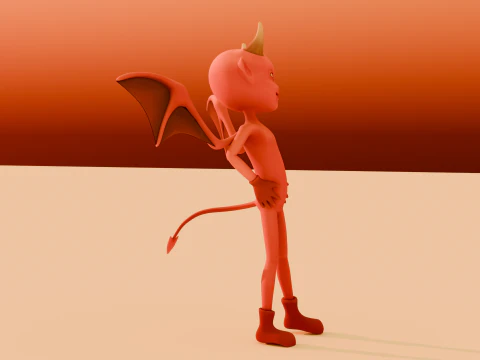 Дьявольский парень 3D Модель