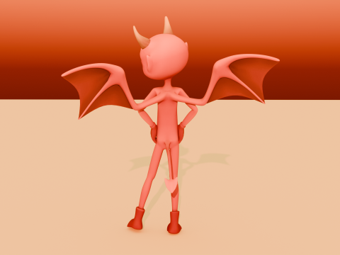 Devil Guy 3D Model