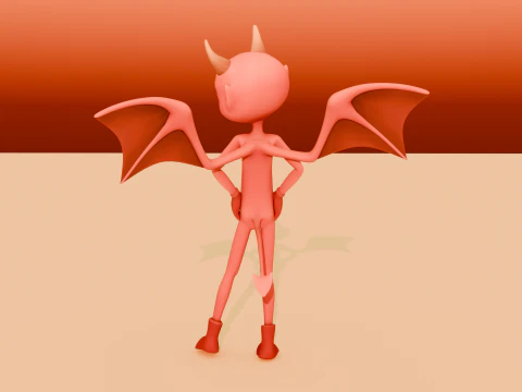 Дьявольский парень 3D Модель