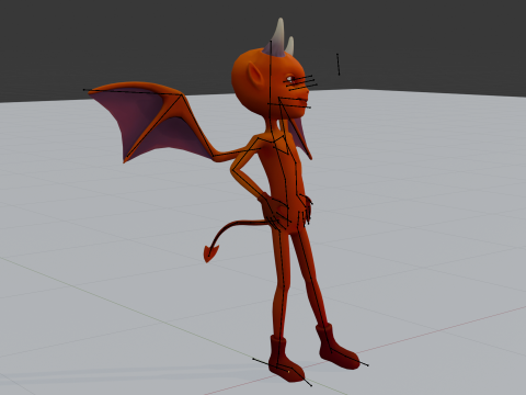 Devil Guy 3D Model