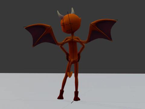 Дьявольский парень 3D Модель