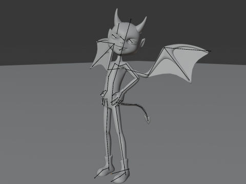 Devil Guy 3D Model