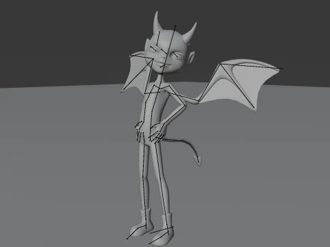 Дьявольский парень 3D Модель