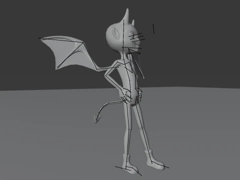 Дьявольский парень 3D Модель