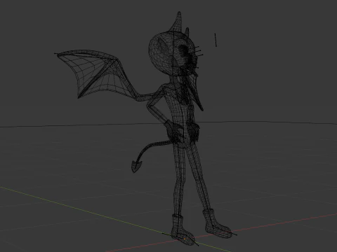 Дьявольский парень 3D Модель