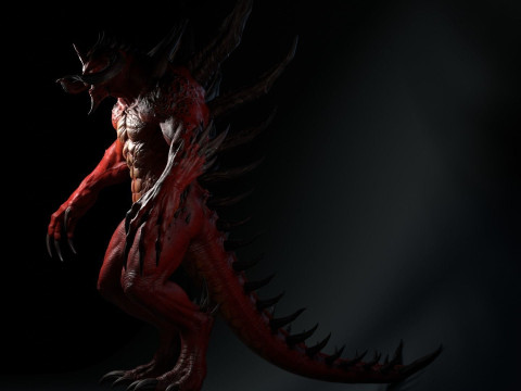 Red Horn Modello 3D
