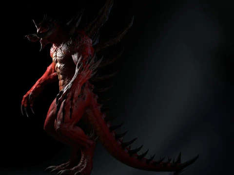 Red Horn 3D Model