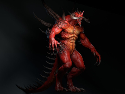 Red Horn Modello 3D