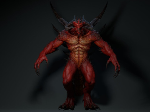 Red Horn Modello 3D