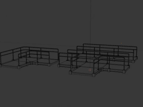 Platform Set 3D Model