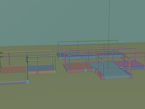 प्लेटफार्म सेट 3D मॉडल