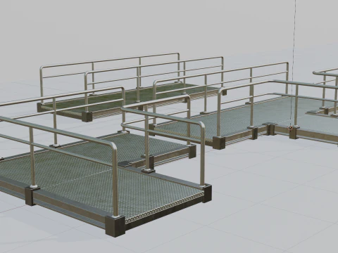 Platform Set 3D Model
