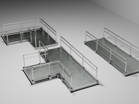 प्लेटफार्म सेट 3D मॉडल