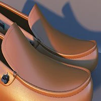 leather college shoes 3D Model .c4d .max .obj .3ds .fbx .stl .blend
