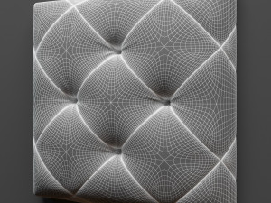 button tufting 3D-Modell