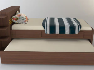 letto matrimoniale Modello 3D