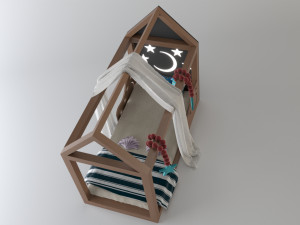 montessori bed 3Dモデル