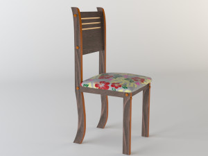 wood chair Modelo 3D