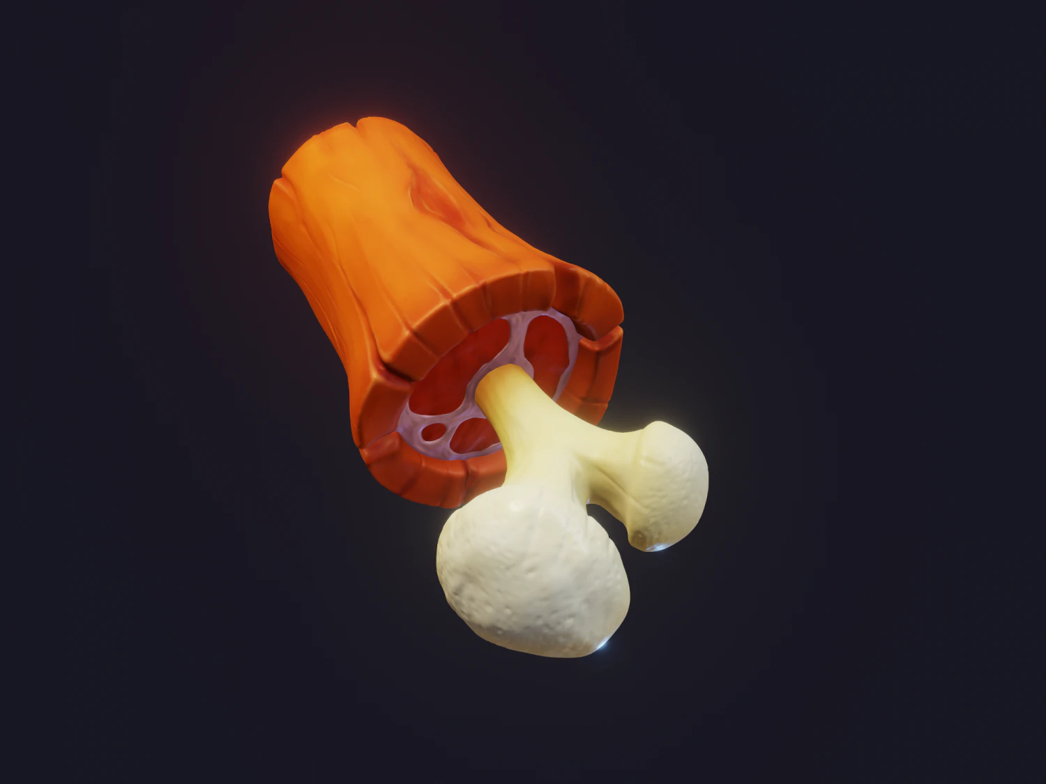 woodbone 3D Model .c4d .max .obj .3ds .fbx .stl .blend 