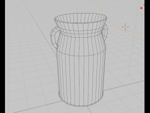 Metallic milk jug Model 3D