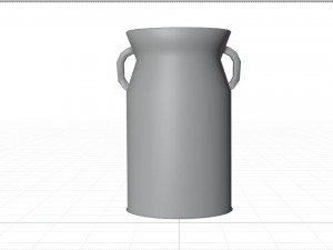 Metallic milk jug Model 3D